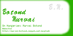 botond murvai business card